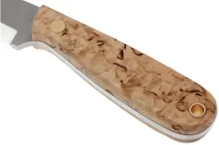 Brisa Necker 70 - Curly Birch - Leather Sheath - 9800 -Sharp Knives ENZ 9800 03 enzo enz 9800 03