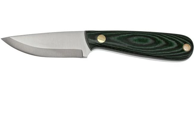 Enzo Necker 70, Green Micarta, Leather Sheath 9804 1 Enzo Necker 70, Green Micarta, Leather Sheath 9804