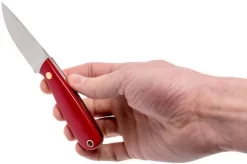 Brisa Necker 70 Alice, Red Micarta, Leather Sheath 9819 -Sharp Knives ENZ 9819 06 enzo enz 9819 06