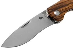 Fox Black Fox Ciol Folding Knife BF-748ZW Zebrano Wood Pocket Knife, Denis Simonutti Design -Sharp Knives FOBF 748ZW 03 fox knives