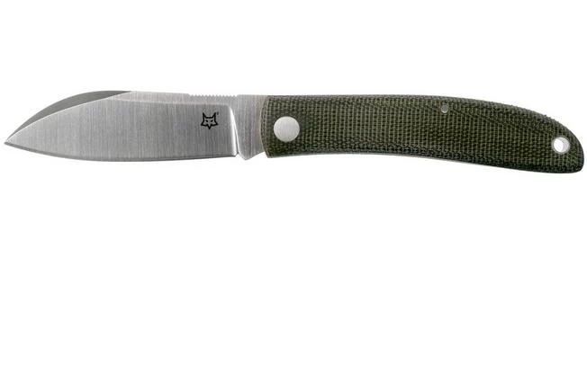 Fox Knives Livri FX-273 Green Canvas Micarta Slipjoint Pocket Knife 3 Fox Knives Livri FX-273 Green Canvas Micarta Slipjoint Pocket Knife - Image 3
