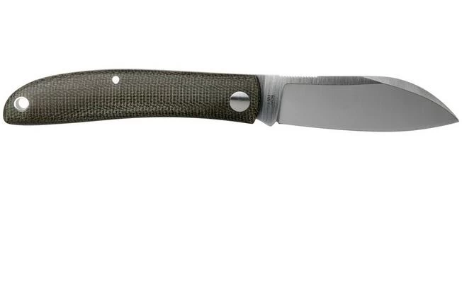 Fox Knives Livri FX-273 Green Canvas Micarta Slipjoint Pocket Knife 5 Fox Knives Livri FX-273 Green Canvas Micarta Slipjoint Pocket Knife - Image 5