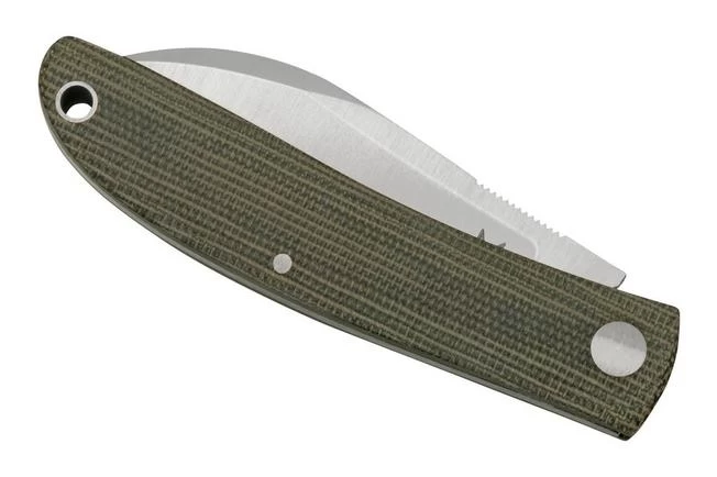 Fox Knives Livri FX-273 Green Canvas Micarta Slipjoint Pocket Knife 12 Fox Knives Livri FX-273 Green Canvas Micarta Slipjoint Pocket Knife - Image 12