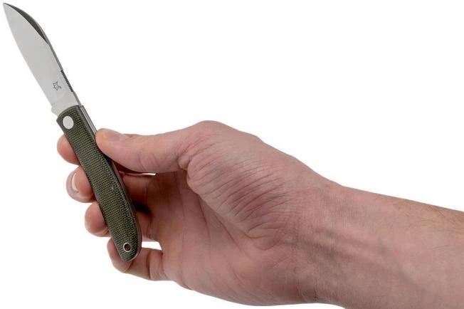 Fox Knives Livri FX-273 Green Canvas Micarta Slipjoint Pocket Knife 16 Fox Knives Livri FX-273 Green Canvas Micarta Slipjoint Pocket Knife - Image 16