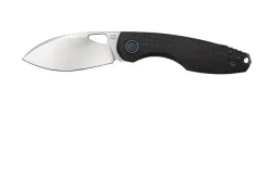 Fox Chilin FX-530-CF Satin M398, Carbon Fiber Pocket Knife, Jesper Voxnaes Design