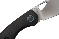 Fox Chilin FX-530-CF Satin M398, Carbon Fiber Pocket Knife, Jesper Voxnaes Design -Sharp Knives FOFX 530 CF 05 fox