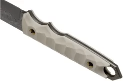 Fox Knives Ryu FX-634DES Elforyn Super Tusk, Herringbone Damascus, Fixed Knife, Black Roc Knives Design -Sharp Knives FOFX 634DES 04 fox knives