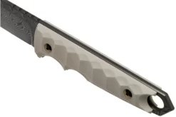 Fox Knives Ryu FX-634DES Elforyn Super Tusk, Herringbone Damascus, Fixed Knife, Black Roc Knives Design -Sharp Knives FOFX 634DES 05 fox knives