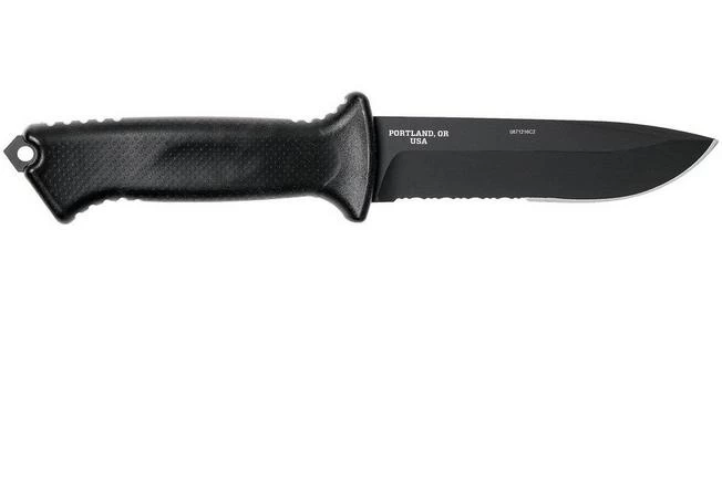 Gerber Prodigy Fixed Blade Black Serrated 22-01121 Fixed Knife 2 Gerber Prodigy Fixed Blade Black Serrated 22-01121 Fixed Knife - Image 2