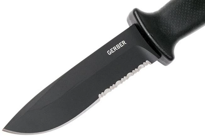Gerber Prodigy Fixed Blade Black Serrated 22-01121 Fixed Knife 3 Gerber Prodigy Fixed Blade Black Serrated 22-01121 Fixed Knife - Image 3