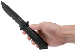Gerber Prodigy Fixed Blade Black Serrated 22-01121 Fixed Knife 13 Gerber Prodigy Fixed Blade Black Serrated 22-01121 Fixed Knife -Sharp Knives GE22 01121 06 gerber ge22 01121 06