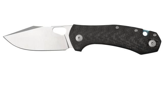 GiantMouse ACE Atelier, Elmax Satin, Carbon Fibre Pocket Knife 1 GiantMouse ACE Atelier, Elmax Satin, Carbon Fibre Pocket Knife