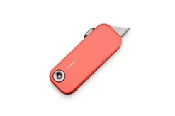 The James Brand The Palmer, Coral Aluminum, Turquoise KN121182-00 Utility Knife