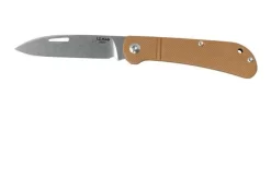 J.E. Made Zulu Brown G10, D2 Slipjoint Pocket Knife