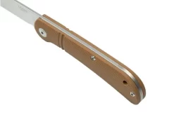 J.E. Made Zulu Brown G10, D2 Slipjoint Pocket Knife -Sharp Knives JM ZUL D2 BR 05 jemade