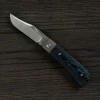 Jack Wolf Benny's Clip Fat Carbon Arctic Storm, BENNY-01-FCB, Slipjoint Pocket Knife