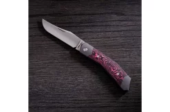 Jack Wolf Cyborg Jack CYBO-01-HPK CamoCarbon Hot Pink, Slipjoint Pocket Knife
