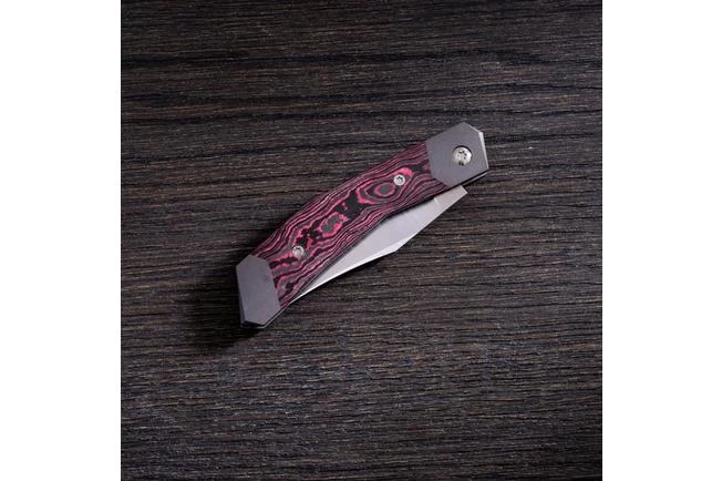 Jack Wolf Cyborg Jack CYBO-01-HPK CamoCarbon Hot Pink, Slipjoint Pocket Knife 2 Jack Wolf Cyborg Jack CYBO-01-HPK CamoCarbon Hot Pink, Slipjoint Pocket Knife - Image 2