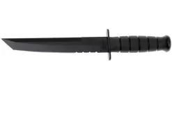 KA-BAR Tanto 1245 Partly Serrated, Kydex Sheath