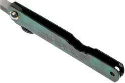 Higonokami Pocket Knife 7.3 Cm HIGOCJB, Blue Paper Steel, Jade Black Green Glitter Enamel 12 Higonokami Pocket Knife 7.3 Cm HIGOCJB, Blue Paper Steel, Jade Black Green Glitter Enamel -Sharp Knives KT HIGOCJB 05 higonokami