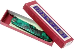 Higonokami Pocket Knife 7.3 Cm HIGOCJB, Blue Paper Steel, Jade Black Green Glitter Enamel 15 Higonokami Pocket Knife 7.3 Cm HIGOCJB, Blue Paper Steel, Jade Black Green Glitter Enamel -Sharp Knives KT HIGOCJB 08 higonokami
