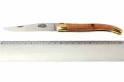 Forge De Laguiole - Natural Wood Folder, Juniperwood 9 Forge De Laguiole - Natural Wood Folder, Juniperwood -Sharp Knives LA1211GE 05 forge de laguiole vouwmes la1211ge d5