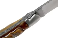 Forge De Laguiole 12 Cm 1212INBESAT Ram's Horn Laguiole Knife -Sharp Knives LA1212INBESAT 06 forge de laguiole