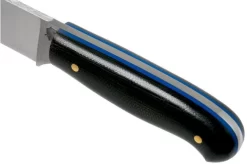 LT Wright Patriot, A2, Polished Black Micarta, Blue Liners, Leather Sheath, Outdoor Knife 11 LT Wright Patriot, A2, Polished Black Micarta, Blue Liners, Leather Sheath, Outdoor Knife -Sharp Knives LT PAT BM BL POL LS 05 lt wright