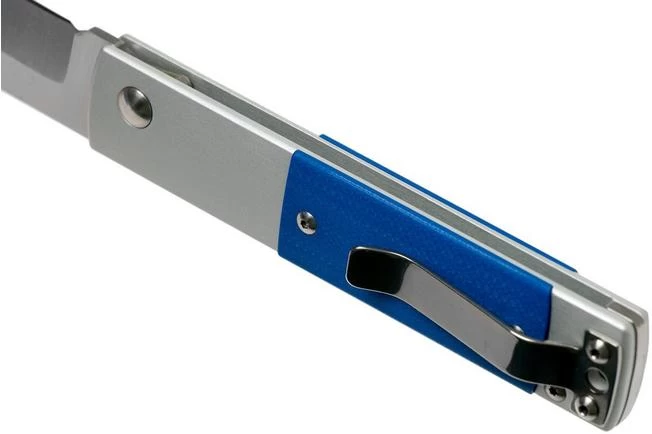 Maserin In-Estro Blue Micarta 165/MCB Slipjoint Pocket Knife 5 Maserin In-Estro Blue Micarta 165/MCB Slipjoint Pocket Knife - Image 5