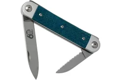 Maserin 60° Knife Sessantesimo 195/MCB Blue Micarta Pocket Knife -Sharp Knives ME 195 MCB 05 maserin