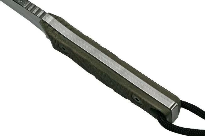 Medford Medford Necromancer S35VN, Tumbled Blade, Green G10 Handle, Neck Knife 5 Medford Medford Necromancer S35VN, Tumbled Blade, Green G10 Handle, Neck Knife - Image 5