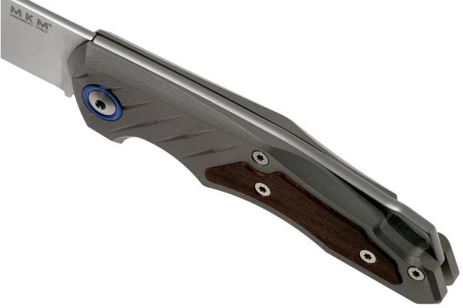 MKM Root RT-ST Titanium Santos Wood Pocket Knife, Jens Anso Design 7 MKM Root RT-ST Titanium Santos Wood Pocket Knife, Jens Anso Design - Image 7