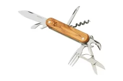Mercury Multi-Tool Knife 913-7LC Olive Wood, 7 Functions, Pocket Knife