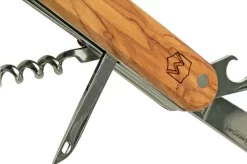 Mercury Multi-Tool Knife 913-7LC Olive Wood, 7 Functions, Pocket Knife -Sharp Knives MY913 7LC 05 mercury