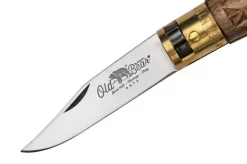 Old Bear Classical Carved Walnut XS, 9307-15-LNI Pocket Knife -Sharp Knives OB9307 15 LNI 03 oldbear