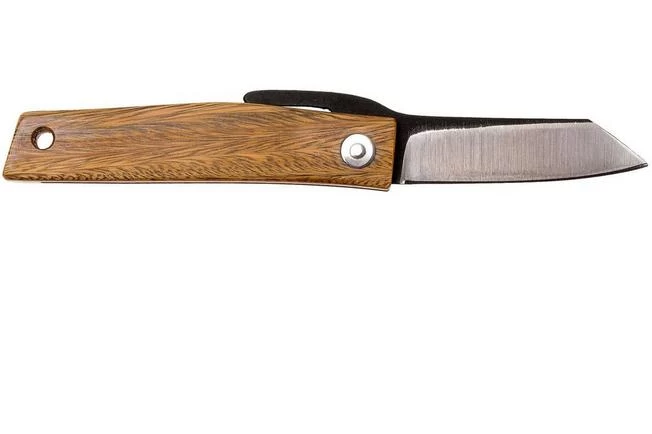 Ohta FK5 Higonokami-pocket Knife, Palo Santo Wood 2 Ohta FK5 Higonokami-pocket Knife, Palo Santo Wood - Image 2