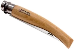 Opinel Pocket Knife No. 10 Slim Line, Stainless Steel, Beech 10 Opinel Pocket Knife No. 10 Slim Line, Stainless Steel, Beech -Sharp Knives OP000517 04 opinel op000517 04