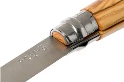 Opinel Pocket Knife No. 8 Luxury Range With Leather Sheath, Olive Wood 17 Opinel Pocket Knife No. 8 Luxury Range With Leather Sheath, Olive Wood -Sharp Knives OP001004 07 opinel v201903