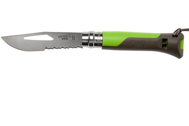 Opinel Outdoor No. 08 Pocket Knife, Earth Green 1 Opinel Outdoor No. 08 Pocket Knife, Earth Green