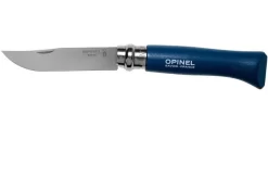 Opinel Pocket Knife No. 08RV Dark Blue, Stainless Steel, Blade Length 8.5 Cm