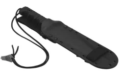 Pohl Force Quebec Two, 2444 Black, Fixed Knife -Sharp Knives PF2444 06 pohlforce