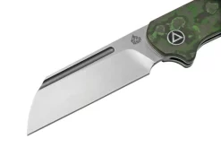 QSP Knife Penguin QS130SJ-E1, CPM 20CV Stonewashed, Fat Carbon Jungle Wear, Slipjoint Pocket Knife -Sharp Knives QS130SJ E1 03 qsp