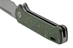 QSP Knife Penguin QS130SJ-E1, CPM 20CV Stonewashed, Fat Carbon Jungle Wear, Slipjoint Pocket Knife -Sharp Knives QS130SJ E1 04 qsp