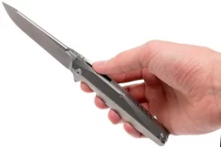 Rike Knife 1507S-SW Kwaiken M390 Pocket Knife, Stonewashed -Sharp Knives RK1507S SW M390 08 rike knives rk1507s sw m390 08