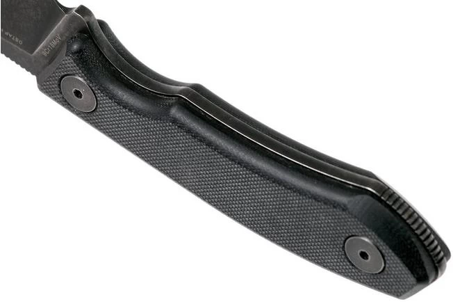 Real Steel Receptor 3551 Blackwashed Fixed Knife, Ostap Hel Design 4 Real Steel Receptor 3551 Blackwashed Fixed Knife, Ostap Hel Design - Image 4