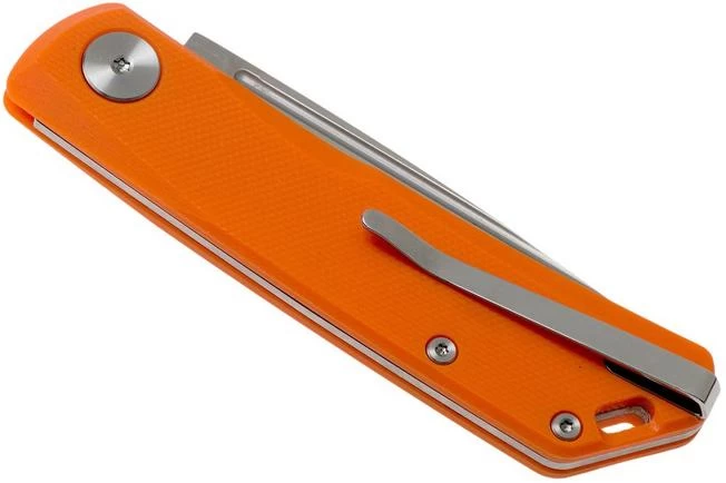 Real Steel Luna Lite 7036 Orange G10 Pocket Knife, Poltergeist Design 4 Real Steel Luna Lite 7036 Orange G10 Pocket Knife, Poltergeist Design - Image 4