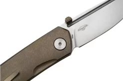 Real Steel Luna Maius Titanium Tan Bronze 7092, Pocket Knife 10 Real Steel Luna Maius Titanium Tan Bronze 7092, Pocket Knife -Sharp Knives RL7092 05 realsteel