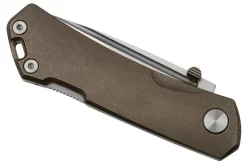 Real Steel Luna Maius Titanium Tan Bronze 7092, Pocket Knife 11 Real Steel Luna Maius Titanium Tan Bronze 7092, Pocket Knife -Sharp Knives RL7092 06 realsteel