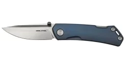 Real Steel Luna Maius, Titanium Slate Blue 7093, Pocket Knife
