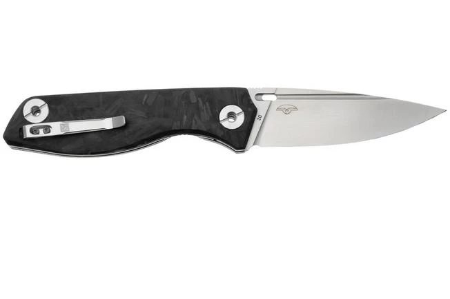 Real Steel Sidus Moon Glow Carbon Fibre Special Edition 7462 Pocket Knife, Poltergeist Design 2 Real Steel Sidus Moon Glow Carbon Fibre Special Edition 7462 Pocket Knife, Poltergeist Design - Image 2